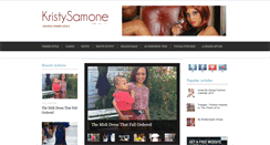 Desktop Screenshot of kristysamone.com